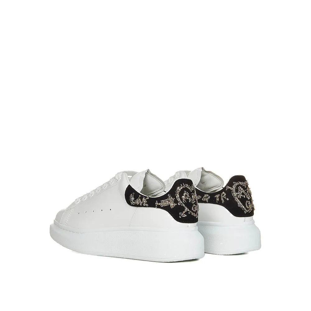 Alexander McQueen White Calfskin Chunky Sneakers Salomon Shoes Sneakers