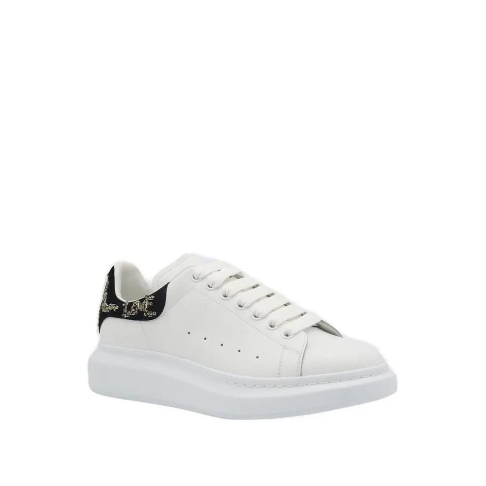 Alexander McQueen White Calfskin Chunky Sneakers Suavs Sneakers