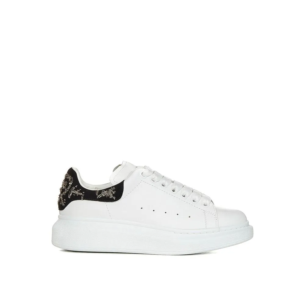 American Made Sneakers Alexander McQueen White Calfskin Chunky Sneakers
