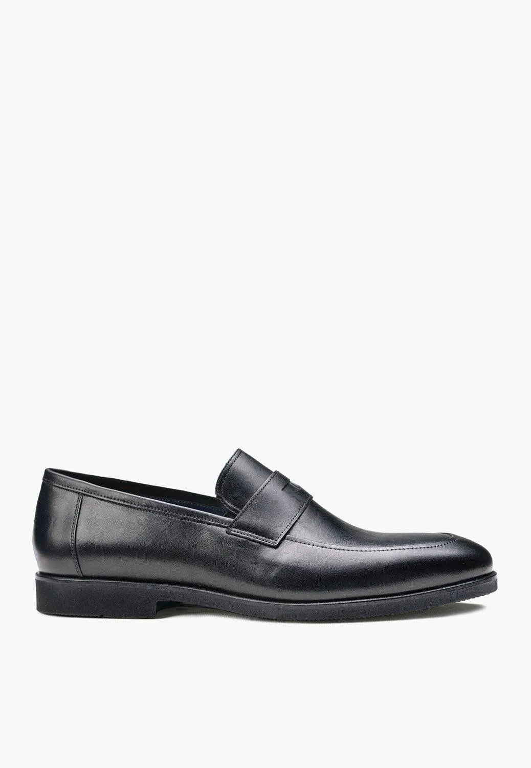 Soho Penny Loafer Black Spectator Loafers