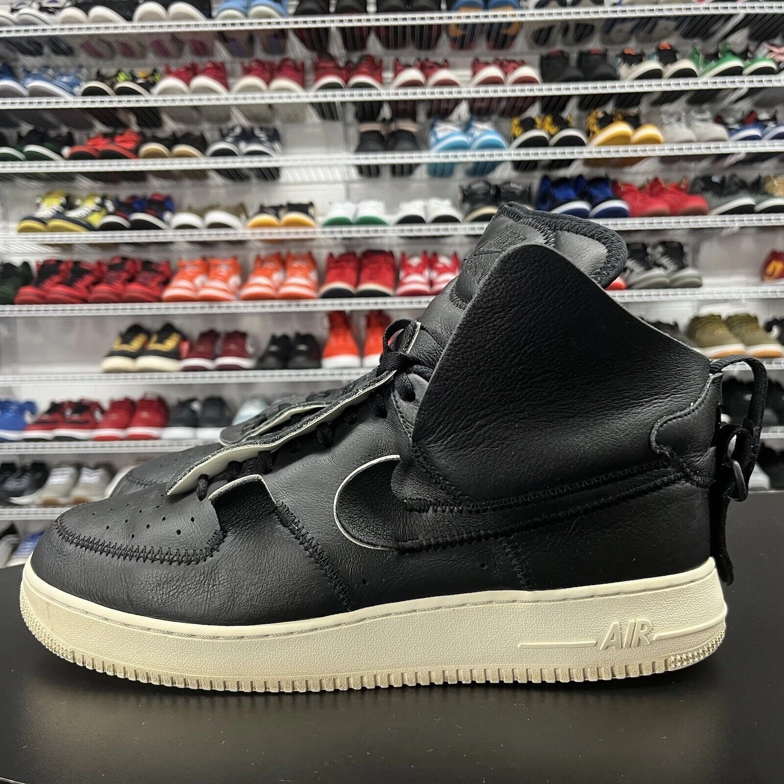 Nike Air Force 1 High x PSNY Black 2018 AO9292-002 Size 14 Asics Running Shoes Sizing