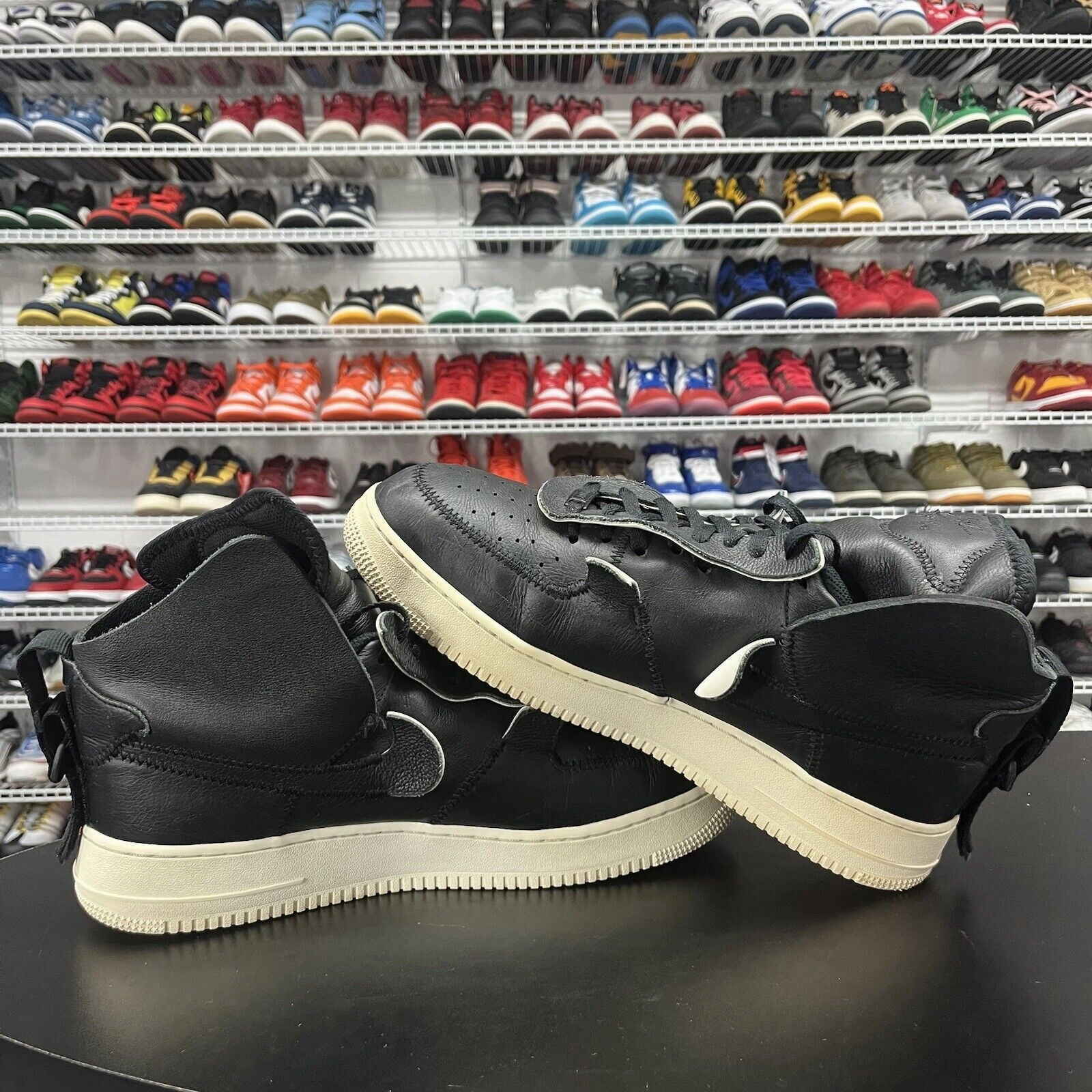 Asics Colourful Shoes Nike Air Force 1 High x PSNY Black 2018 AO9292-002 Size 14