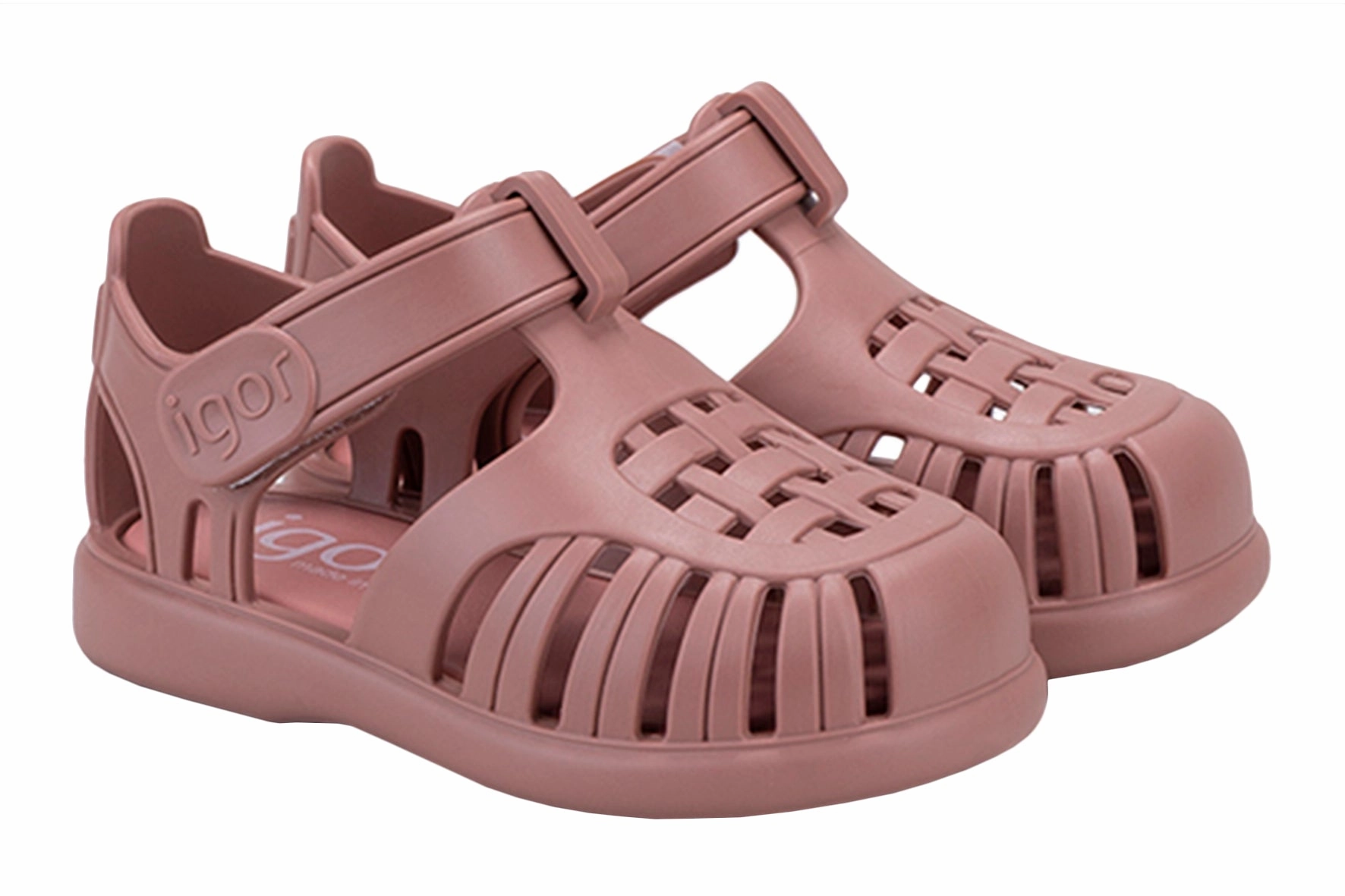 Sandals Royal Caribbean Resort Jamaica Reviews Igor Girl's S10271 Tobby Solid Sandals - Rosa