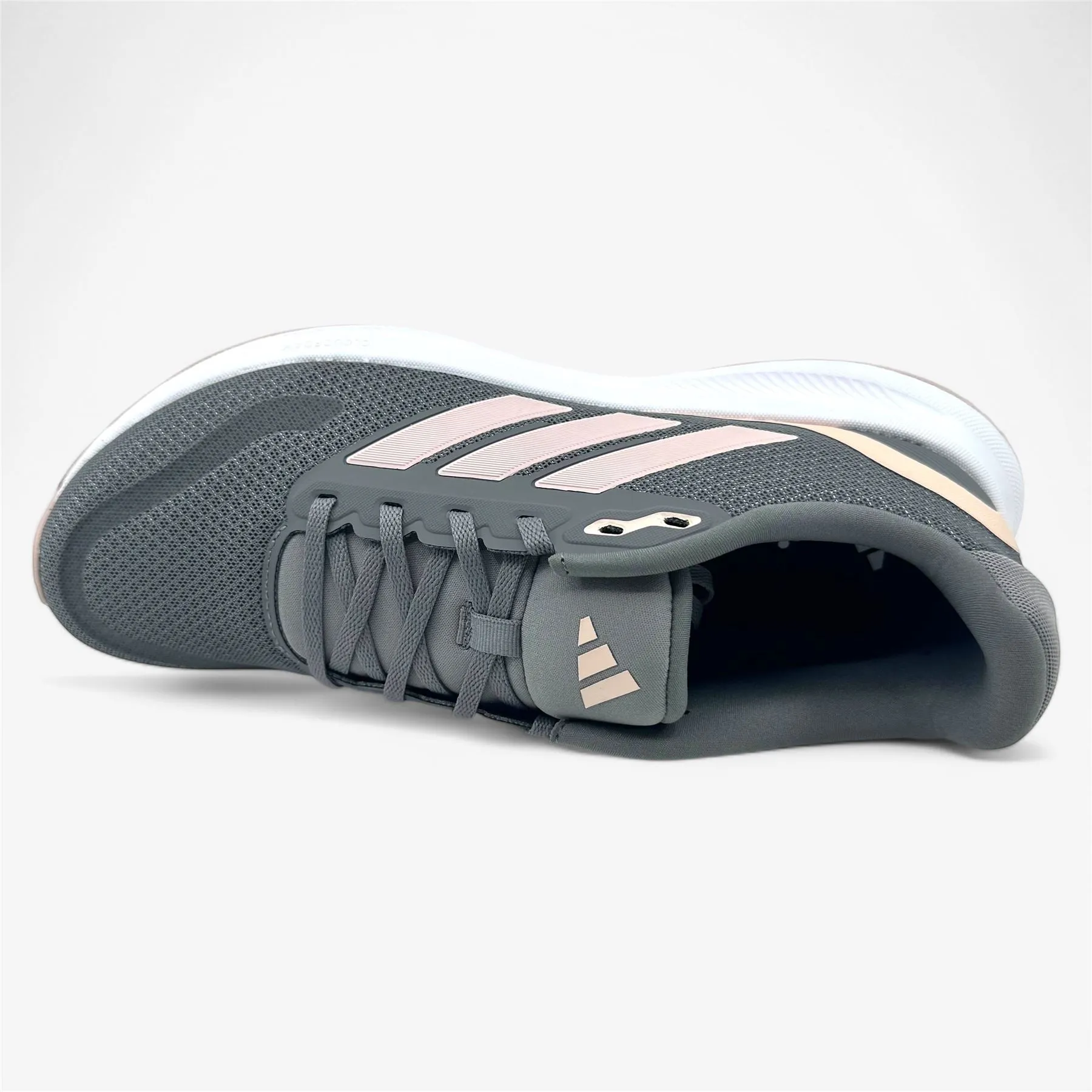 Adidas Runfalcon 5 Grey Sandy Pink White Womens Size 10 Athletic Sneaker Black Friday Running Shoes