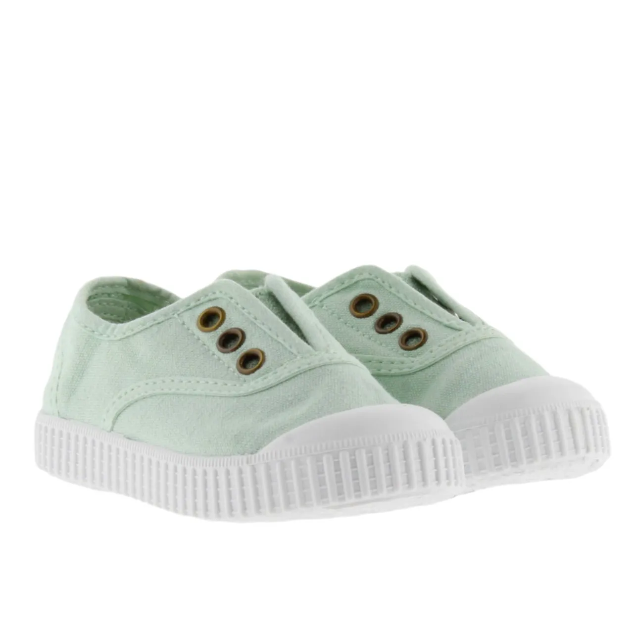 Casual Best Walking Shoes Victoria Girl's Inglesa DREC Canvas Trainers - Melon