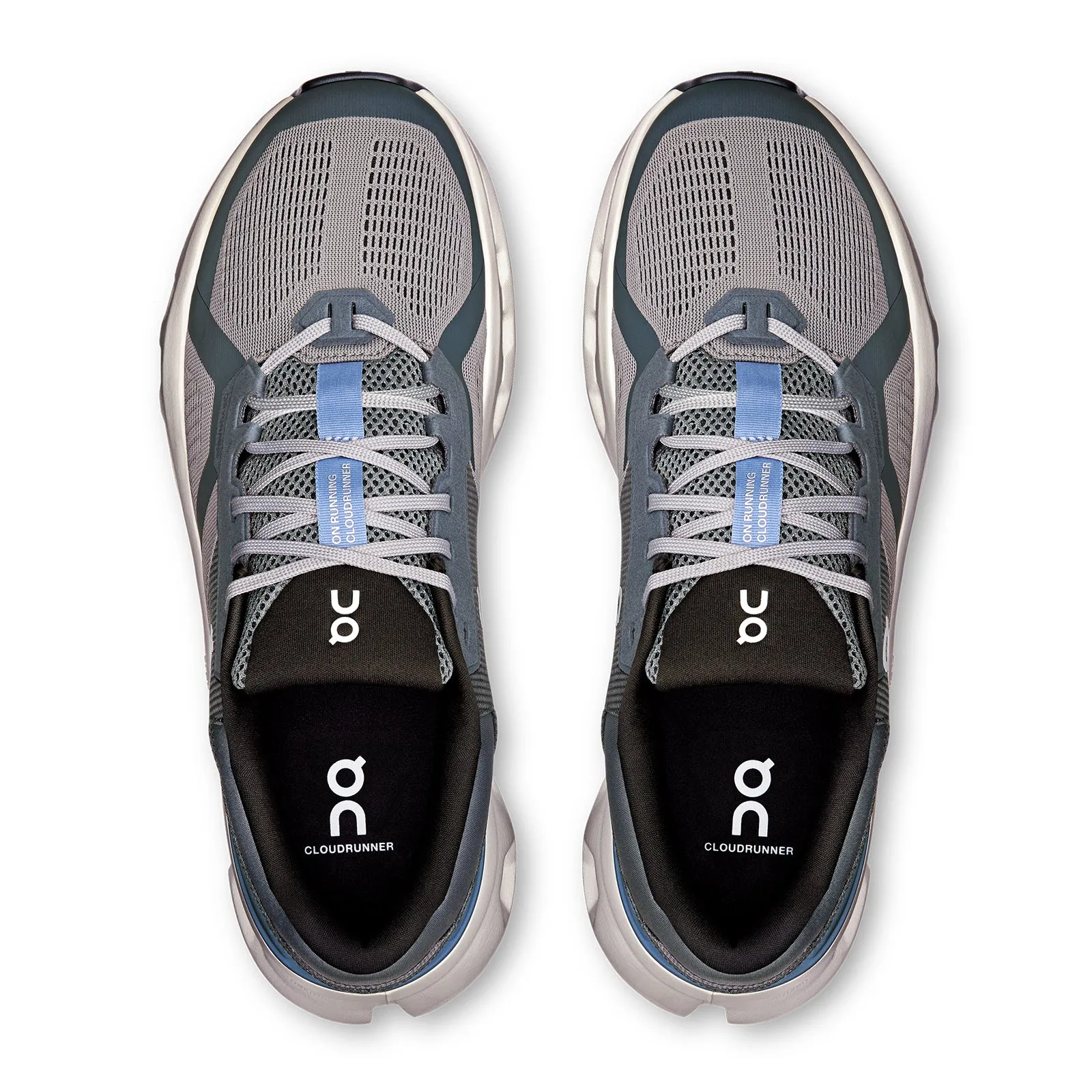 On Running Cloudrunner 2 Running Shoe (Men) - Alloy/Chambray Best Running Shoes Affordable