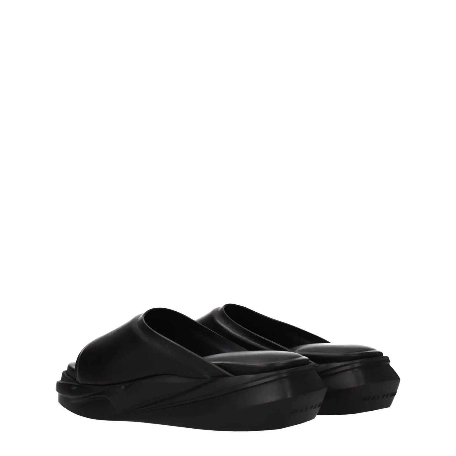 Slides Size Chart Alyx Black Leather Slippers