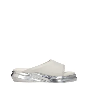 Alyx Gray Leather Slippers Ugg Dupe Slippers
