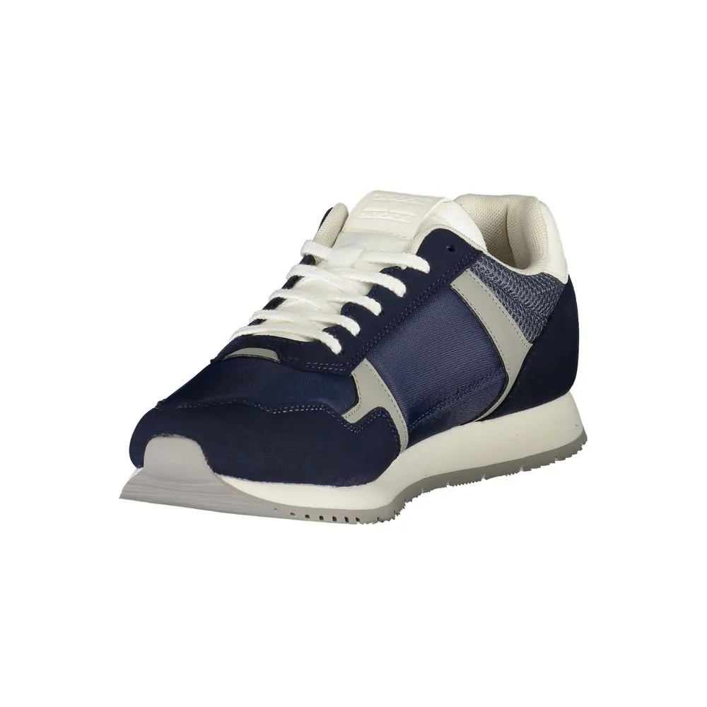 Tommy Hilfiger Blue Polyester Men Sneaker Casual Clipless Bike Shoes