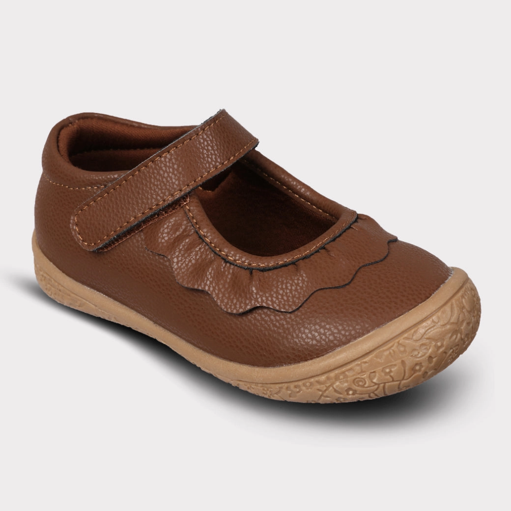 Amina Leather Girls Mary Jane Shoe