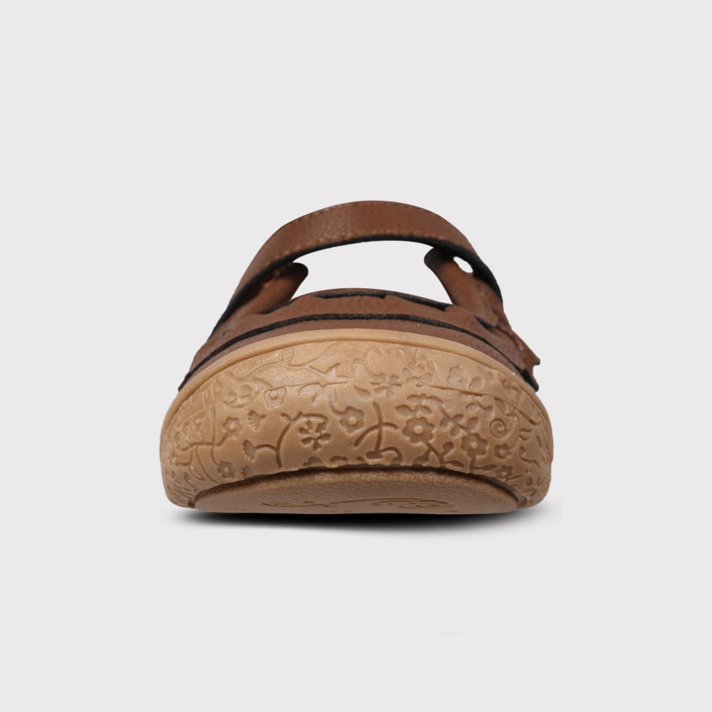 Amina Leather Girls Mary Jane Shoe