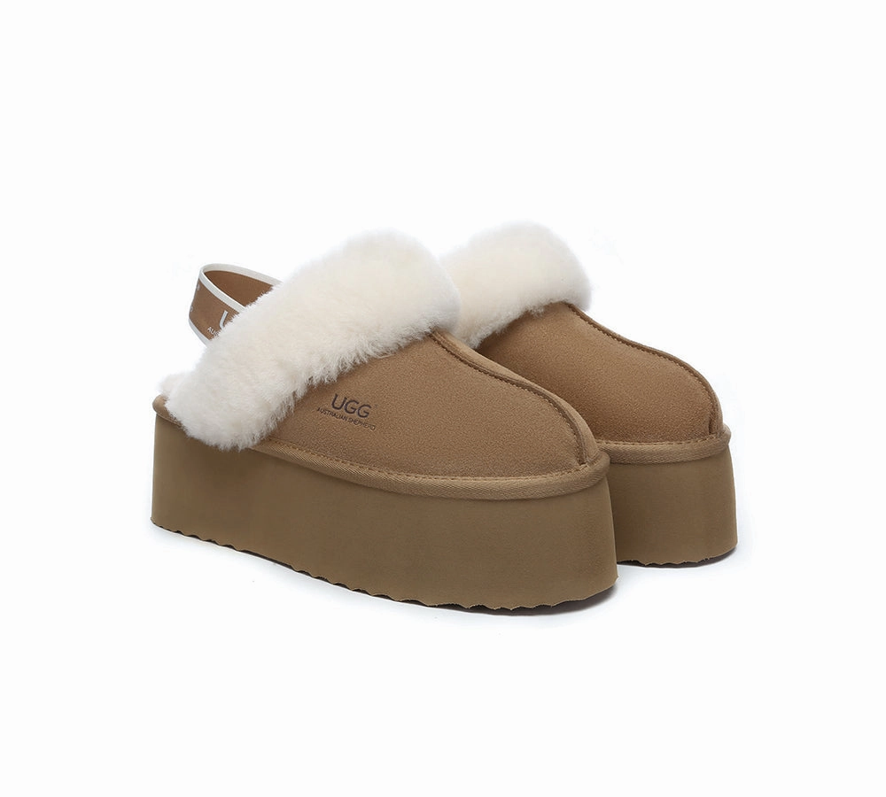 AUSTRALIAN SHEPHERD UGG Slippers Women Slingback Platform Muffin Plus Free Target Slippers