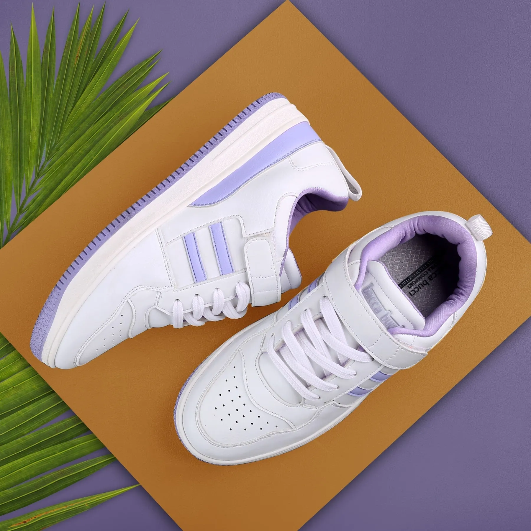 Sneakers Arch Support Bacca Bucci PHOENIX Low-Top Fashion Women's Sneakers with Hook & Loop Closure