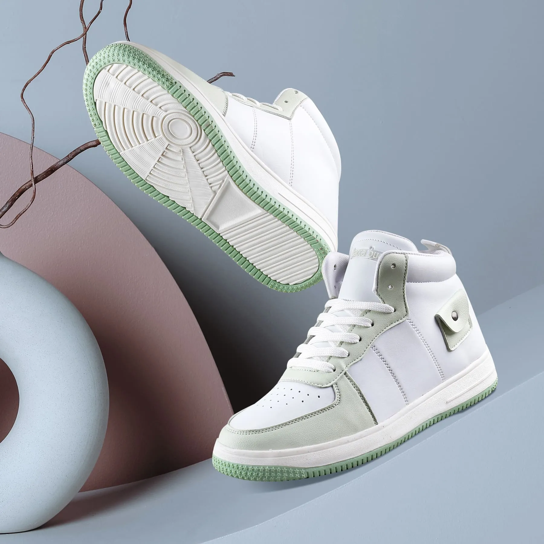 Bacca Bucci STELLAR Mid-Top Fashion Women's Sneakers Wedge Shoes