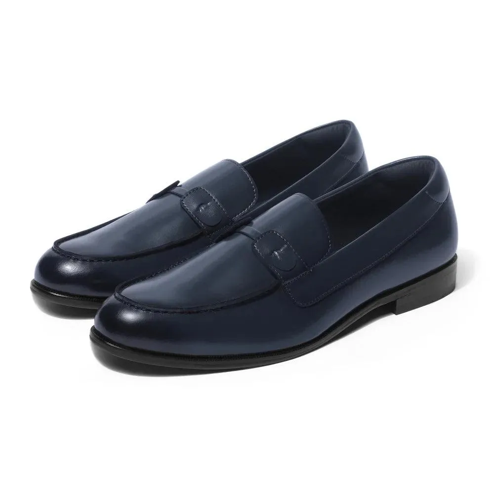 Tory Burch Ballet Loafers Baldwin - Blue Slip On