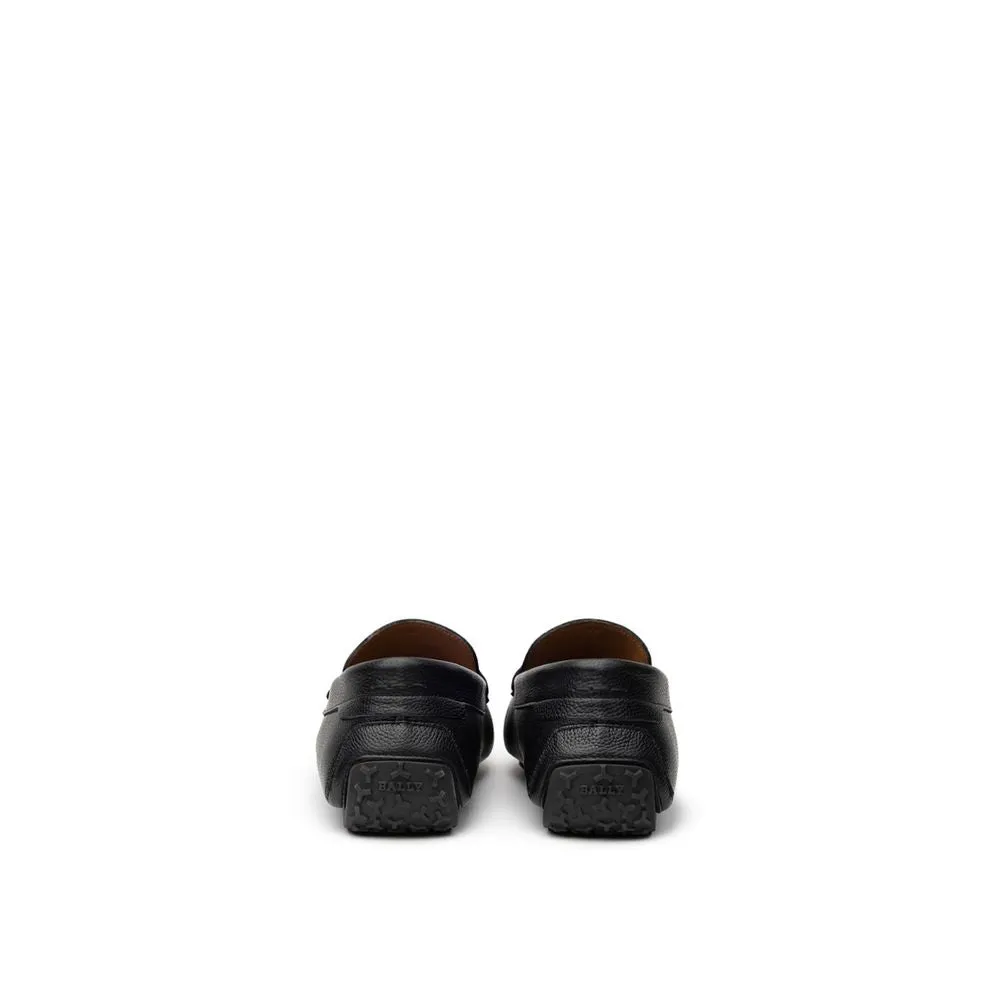 Whitney Loafers Bally Black Leather Moccassin