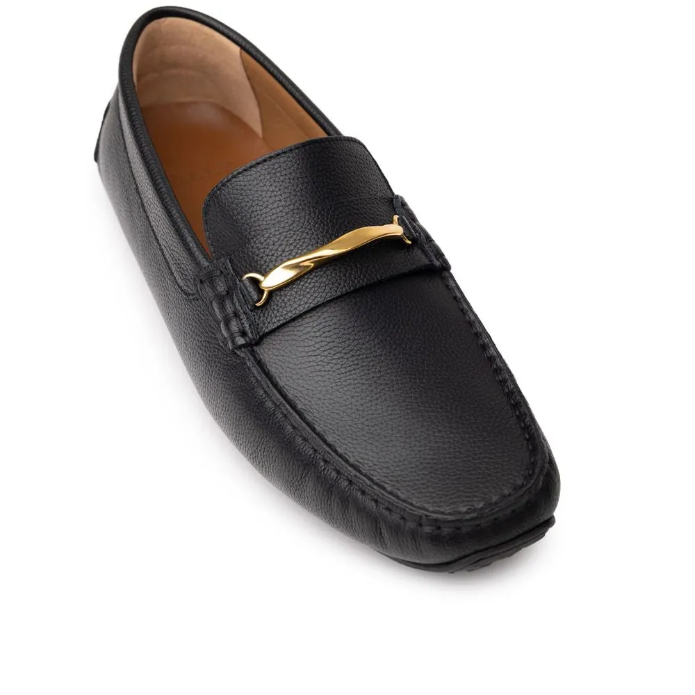 Iflex Loafers Bally Black Leather Moccassin