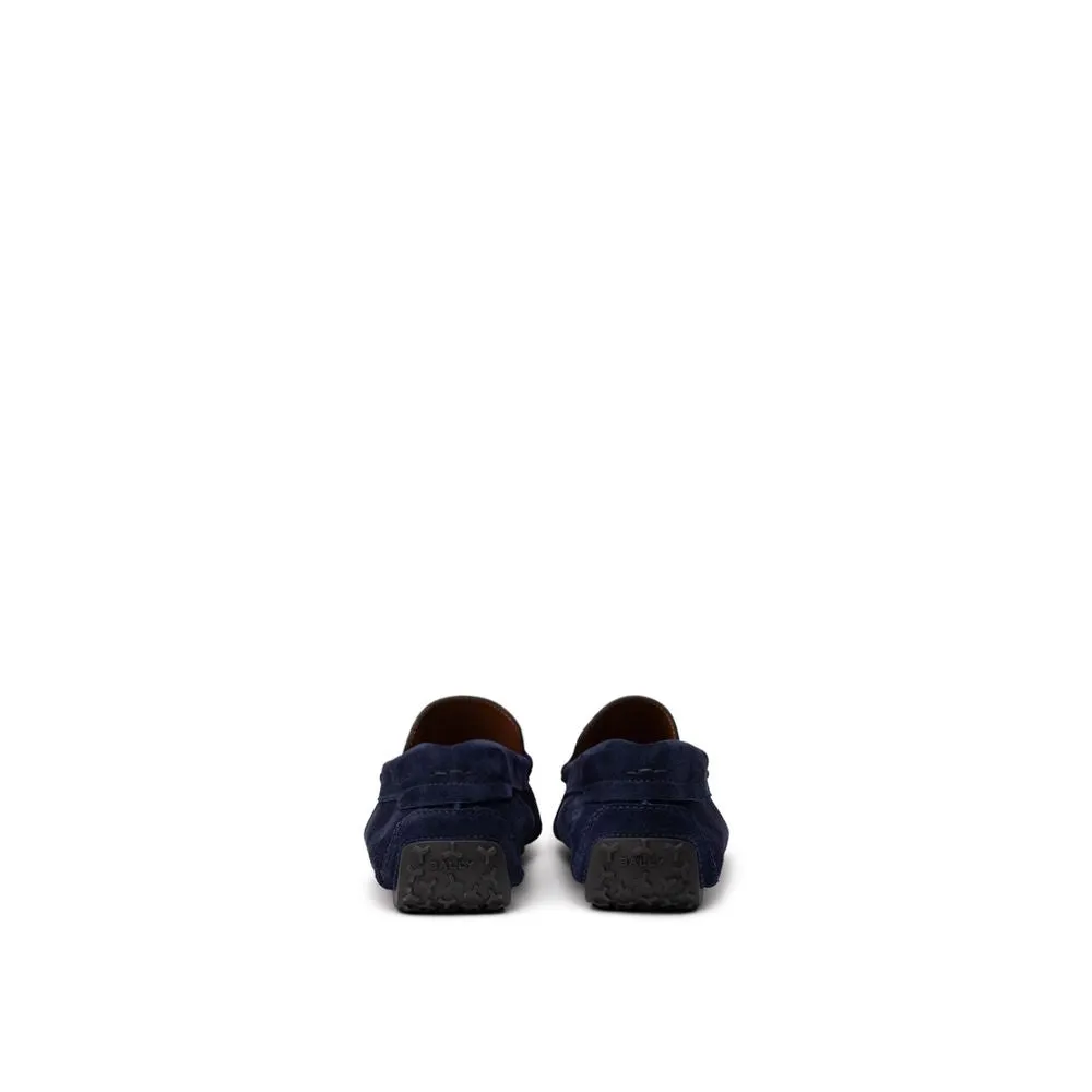 Pull And Bear Loafers Bally Blue Leather Moccassin