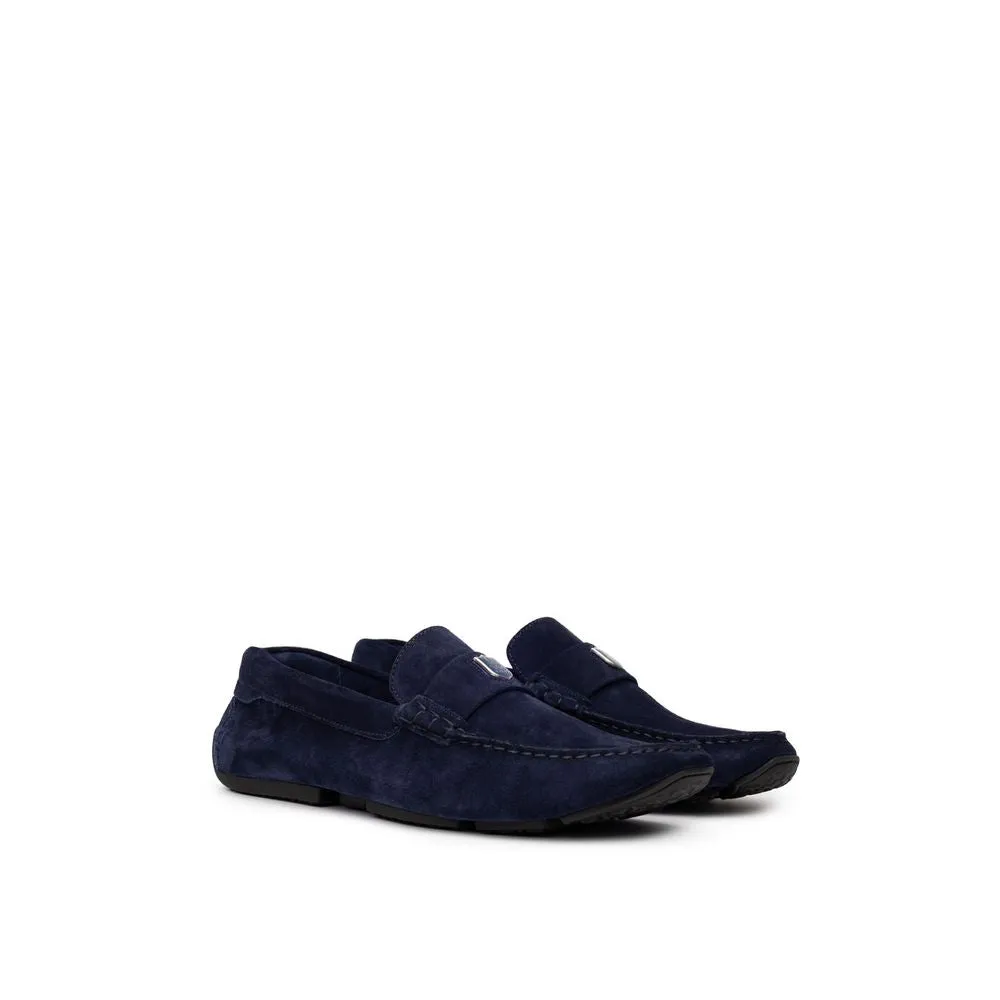 Walmart Loafers Bally Blue Leather Moccassin