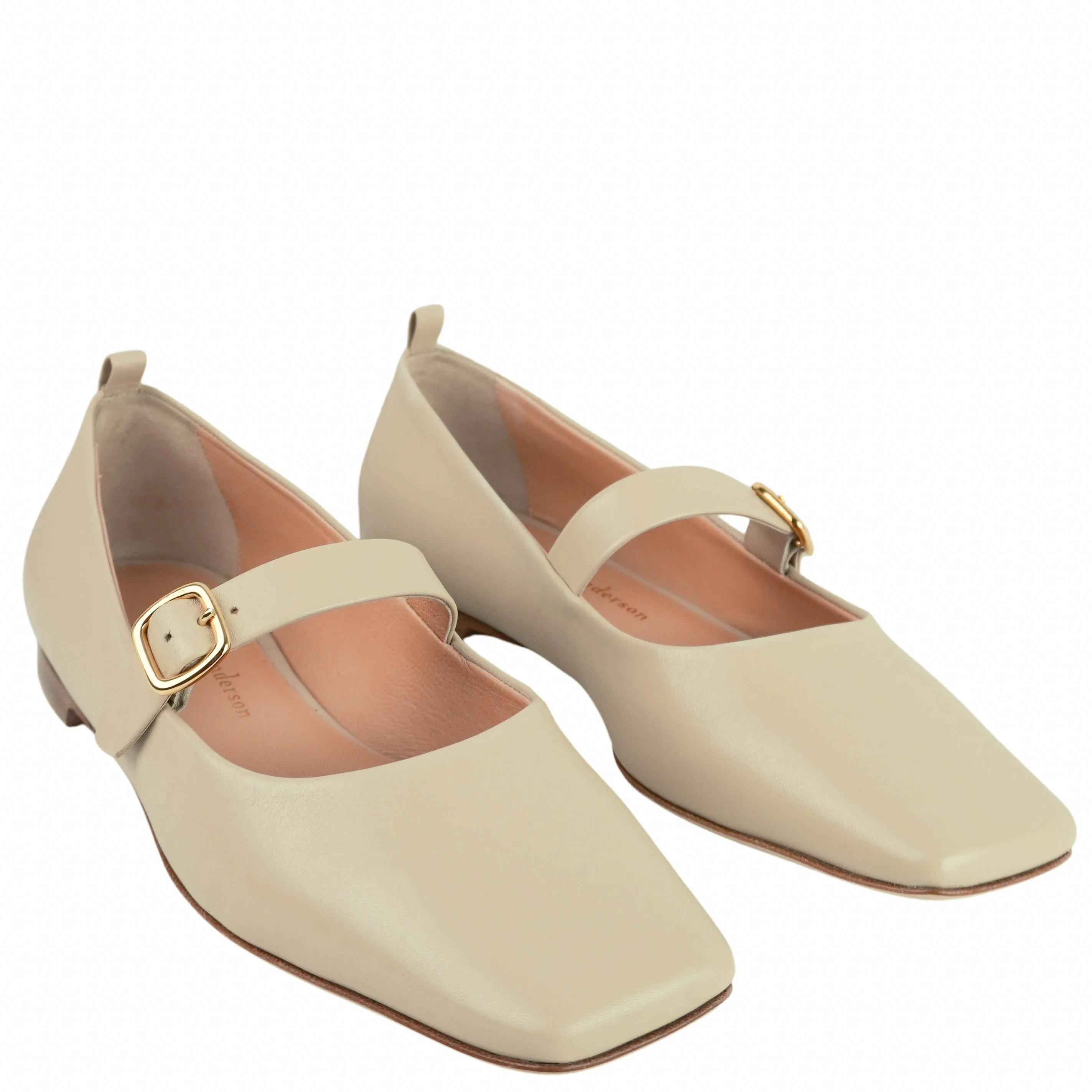 Rupert Sanderson Boma Flats in Oyster Using Clipless Shoes On Flat Pedals