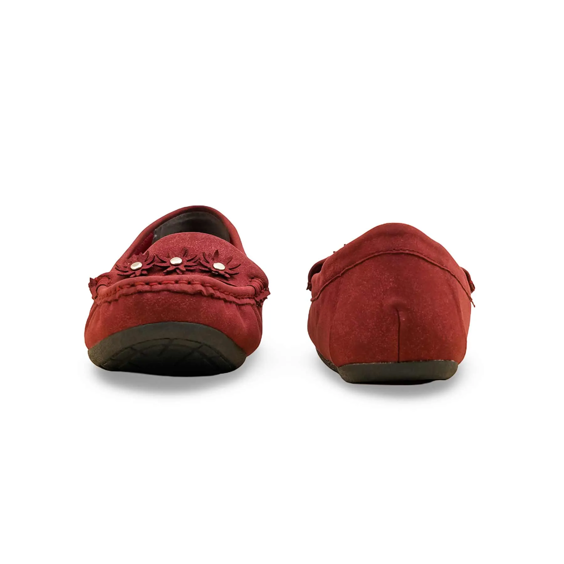 Best Shoes For Office Casual Maroon Women Moccasin WN4489