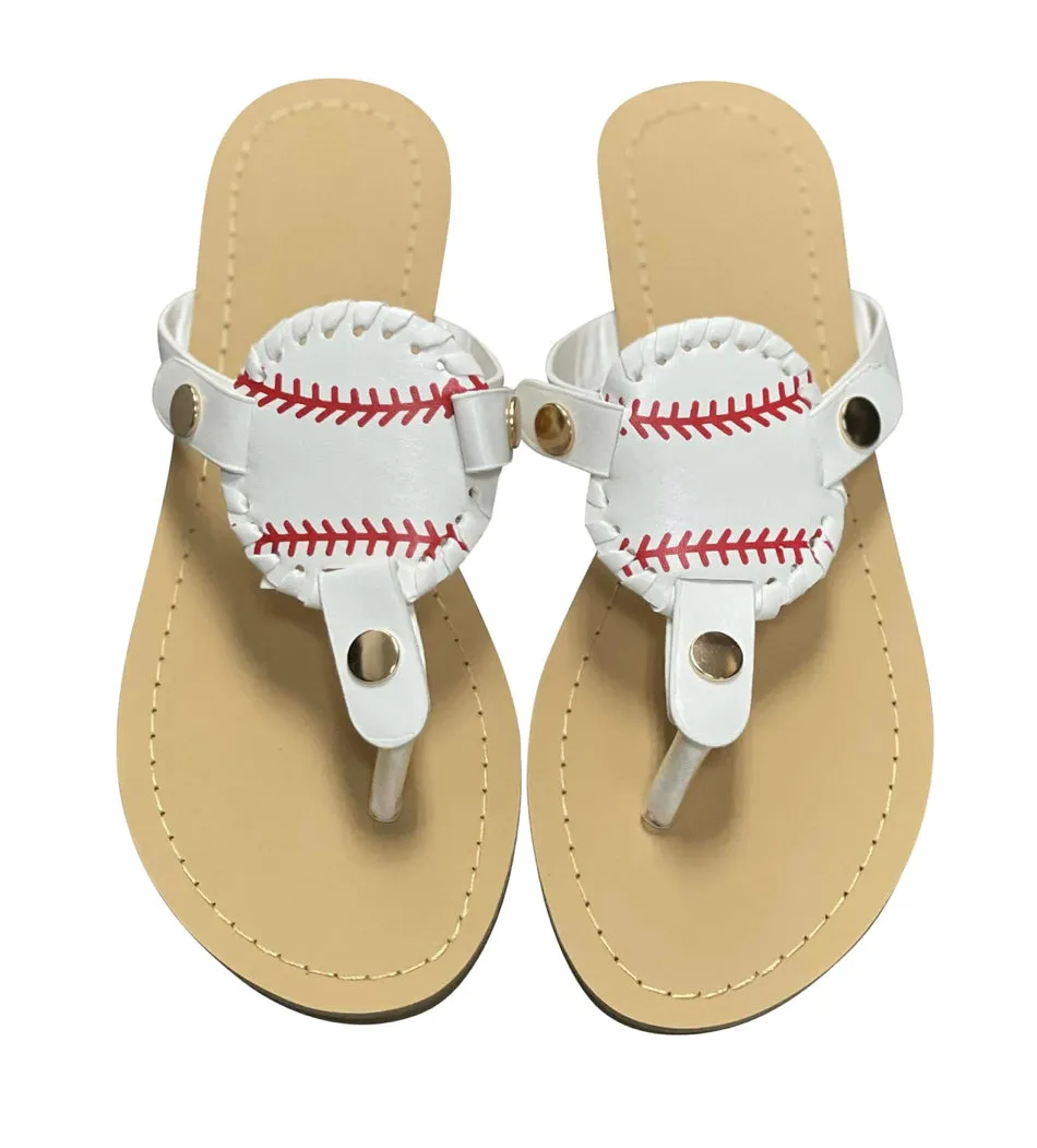 Flip Flops For Weddings Baseball Thong Sandals