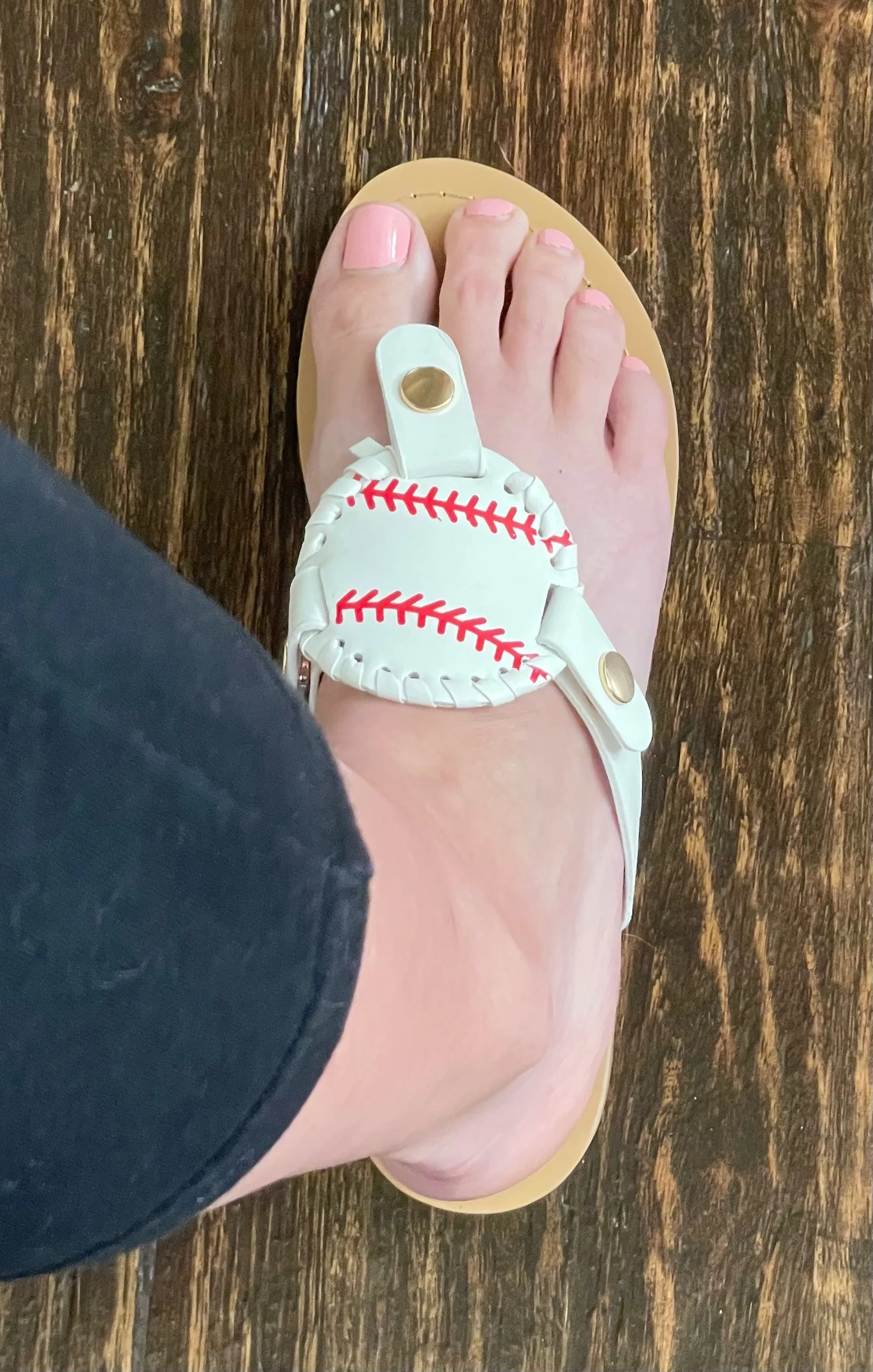 Baseball Thong Sandals Flip Flops Good Quality