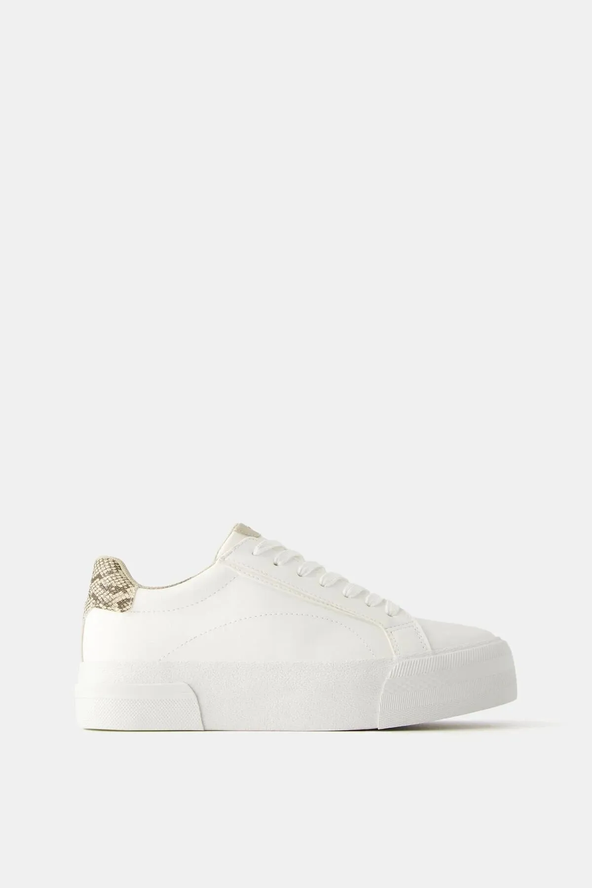 Wallpaper Sneakers Bershka Women's Printed Platform Sneakers