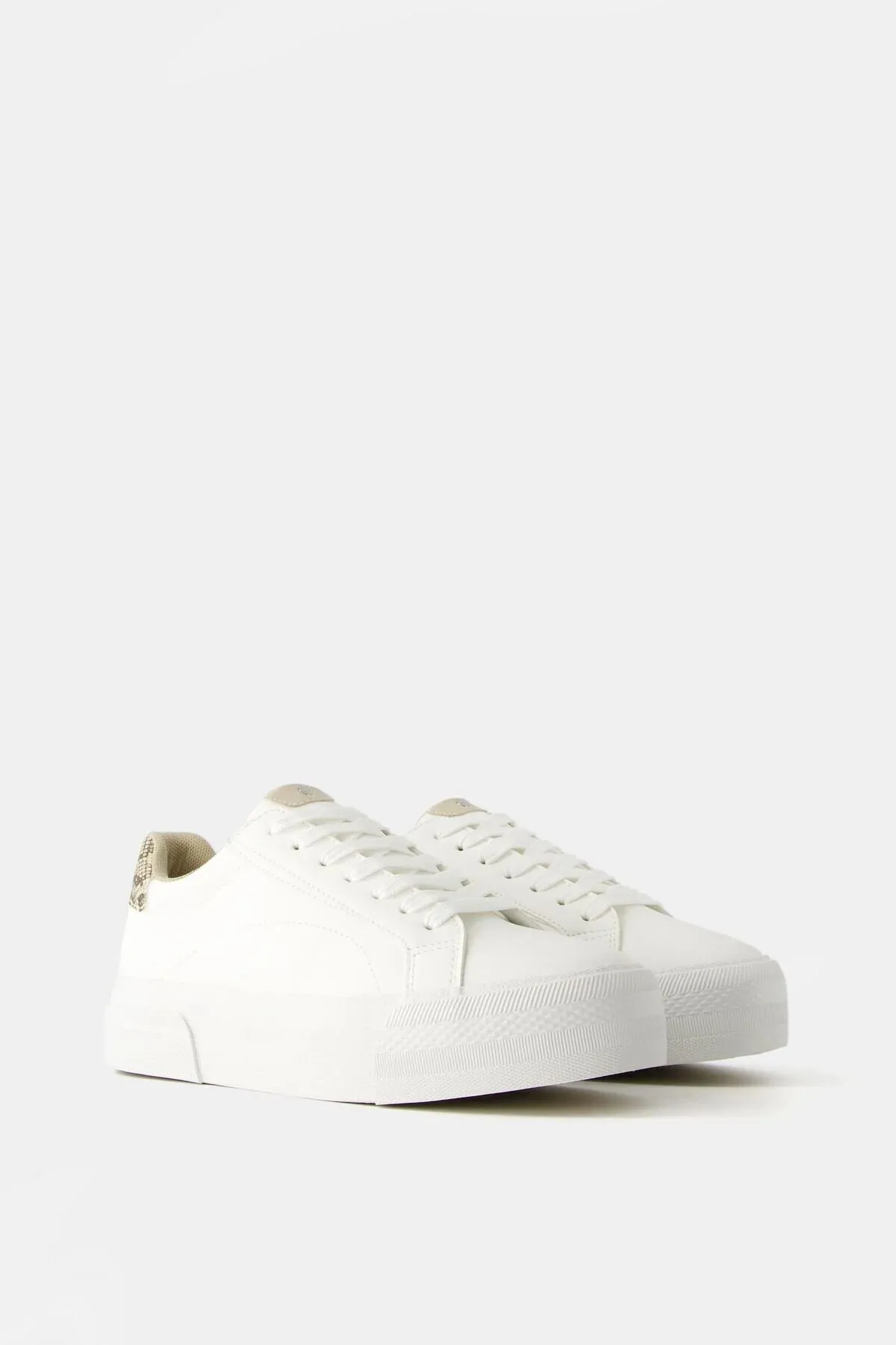 Best Training Sneakers Bershka Women's Printed Platform Sneakers