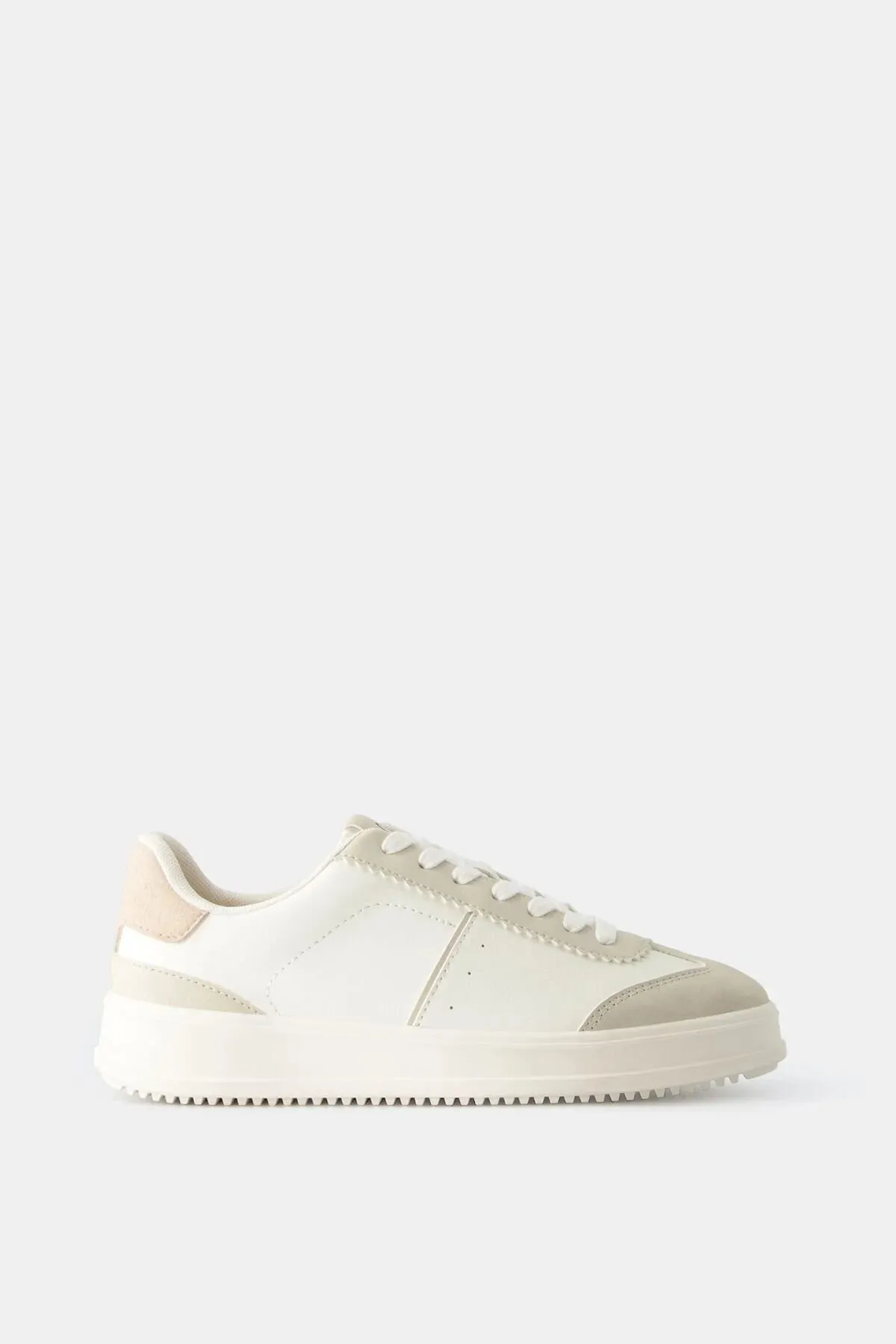 Alohas Lace Sneakers Bershka Women's Retro Contrast Sneakers