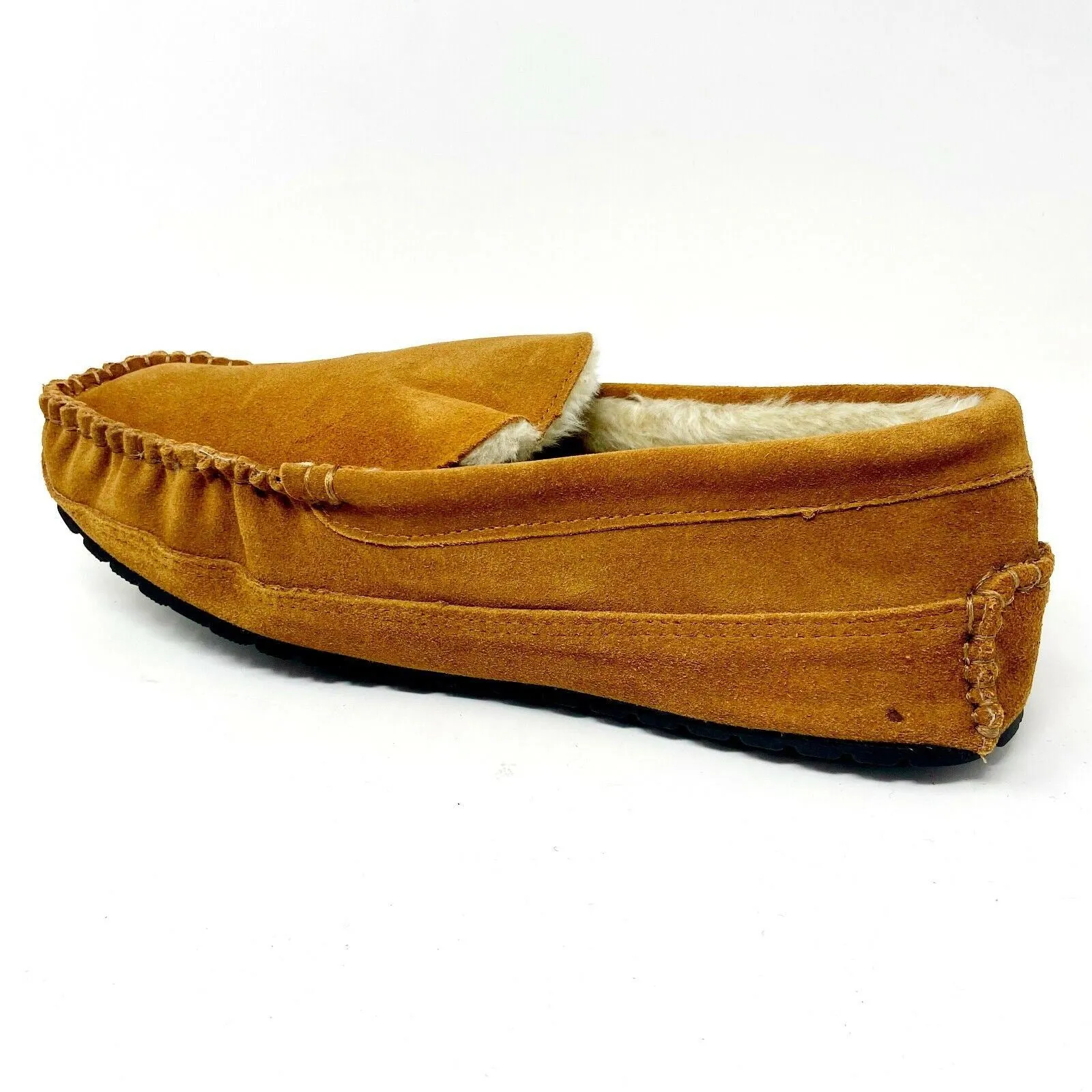 Tamarac Venetian Tan Cowhide Moccasin Mens Slip On Comfort Slippers Bigfoot Slippers