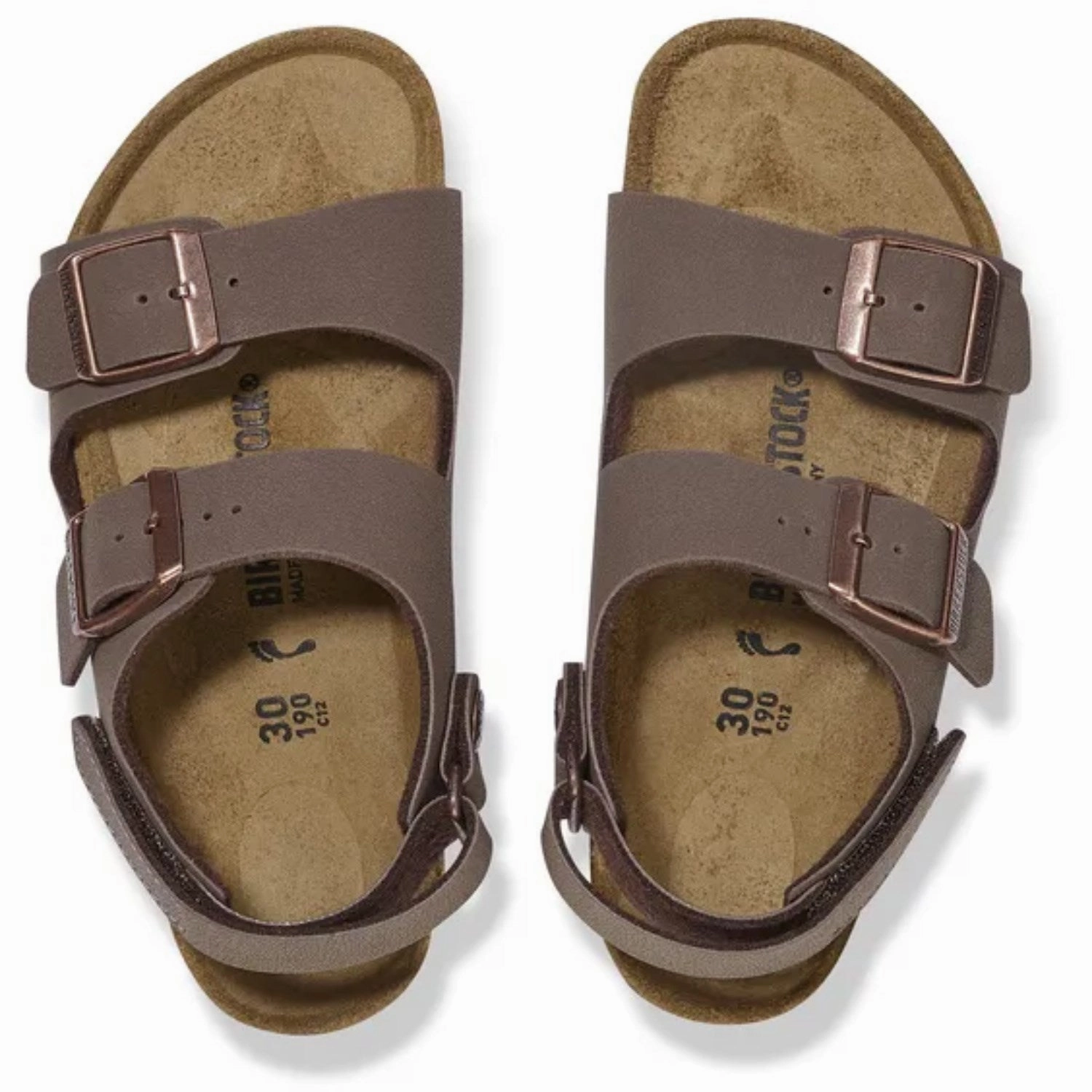 Butterfly Sandals Birkenstock Milano AS Kids BFBC Mocca