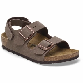 Birkenstock Milano AS Kids BFBC Mocca Animal Print Sandals