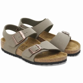 Birkenstock New York Kids BFBC Stone Sandals Cowboy Boots