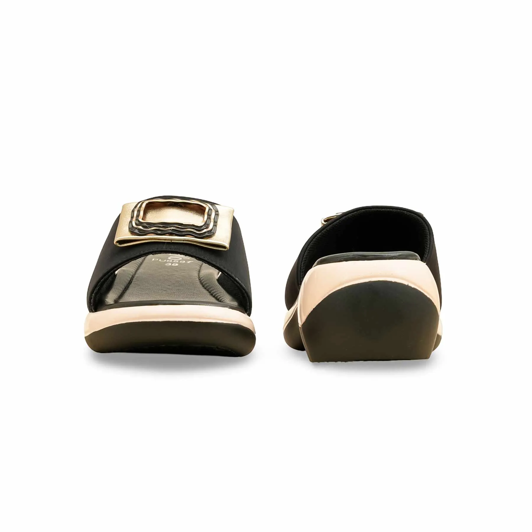 Slippers Patriots Black Formal Slipper For Women PU0597