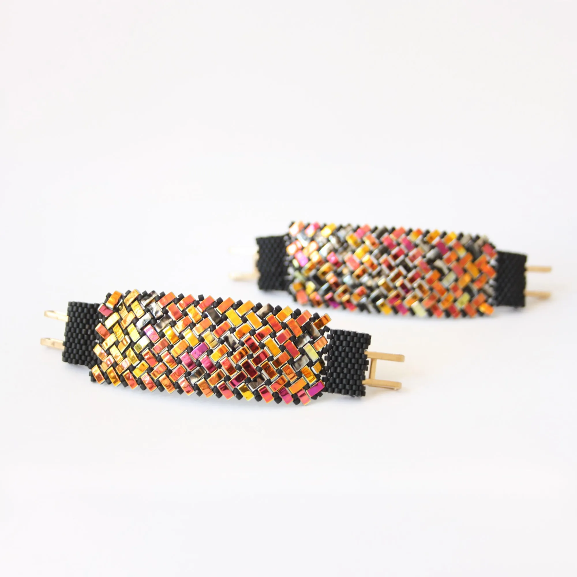 Flat Block Heel Shoes Black Swap Sandal Volcanic