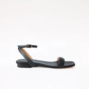 Black Swap Sandal Volcanic Business Shoes Flats