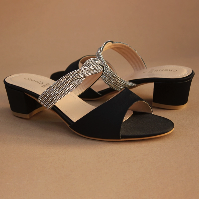 Slippers In Tagalog Black Fancy & Stylish Slippers for Women