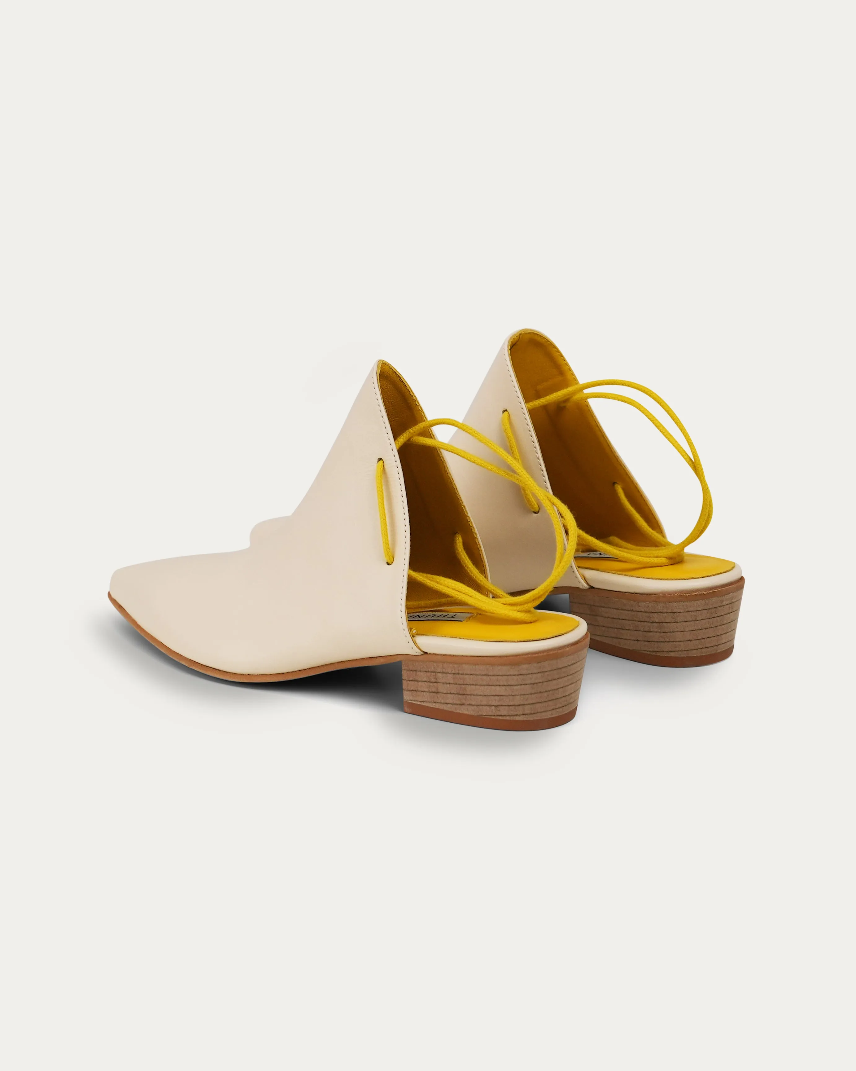 Nawa cream sandal Shop Flat Shoes