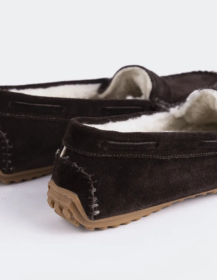 Running Shoes Flat Wide Feet Bobble Brown Suede