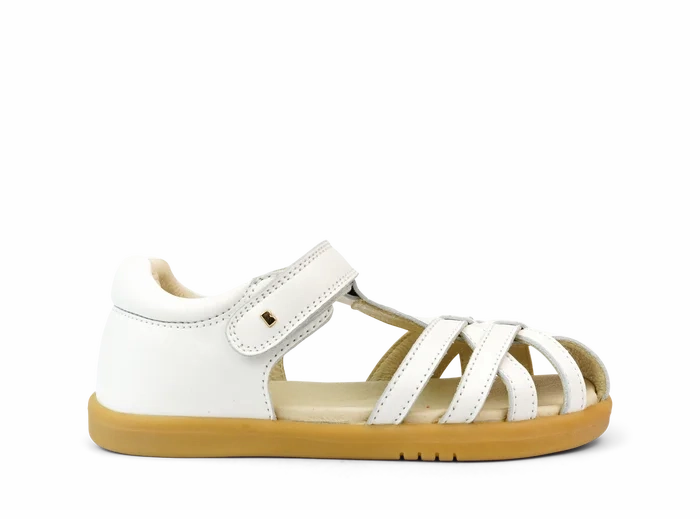 Soccer Slide Sandals Bobux KID  Cross Jump Sandal - White