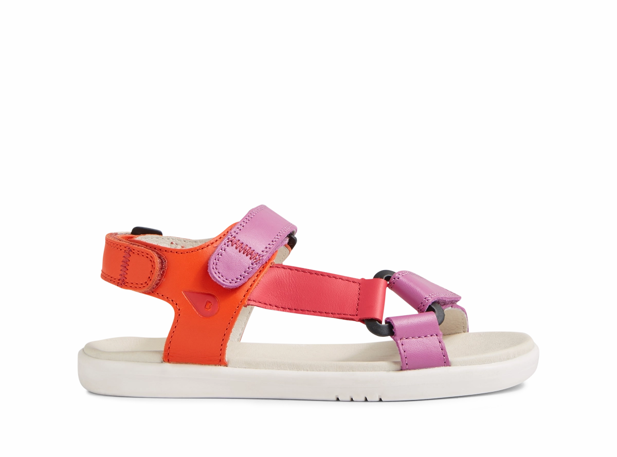 Platform Croc Sandals Bobux KID  Vine Sandal - Orchid