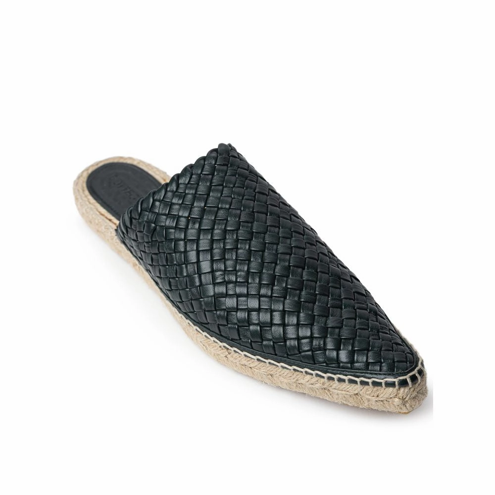 Indian Loafers Bottega Veneta Green Leather Espadrilles