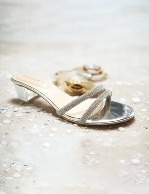 Most Comfortable Shoes Casual Silver Fancy Slipper