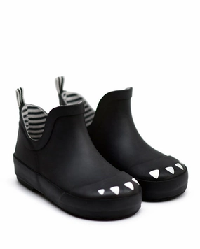 Reebok Club C Extra Platform Casual Shoes Boxbo Boy's and Girl's Kerran Rain Boot, Black