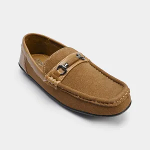 Boys Loafers 809-9-CAMEL Loafers Heart