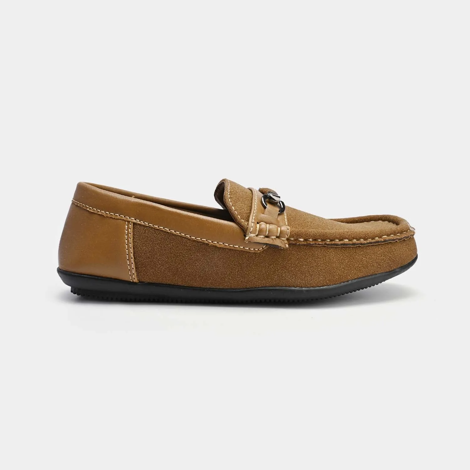 Loafers Black And Gold Boys Loafers 809-9-CAMEL
