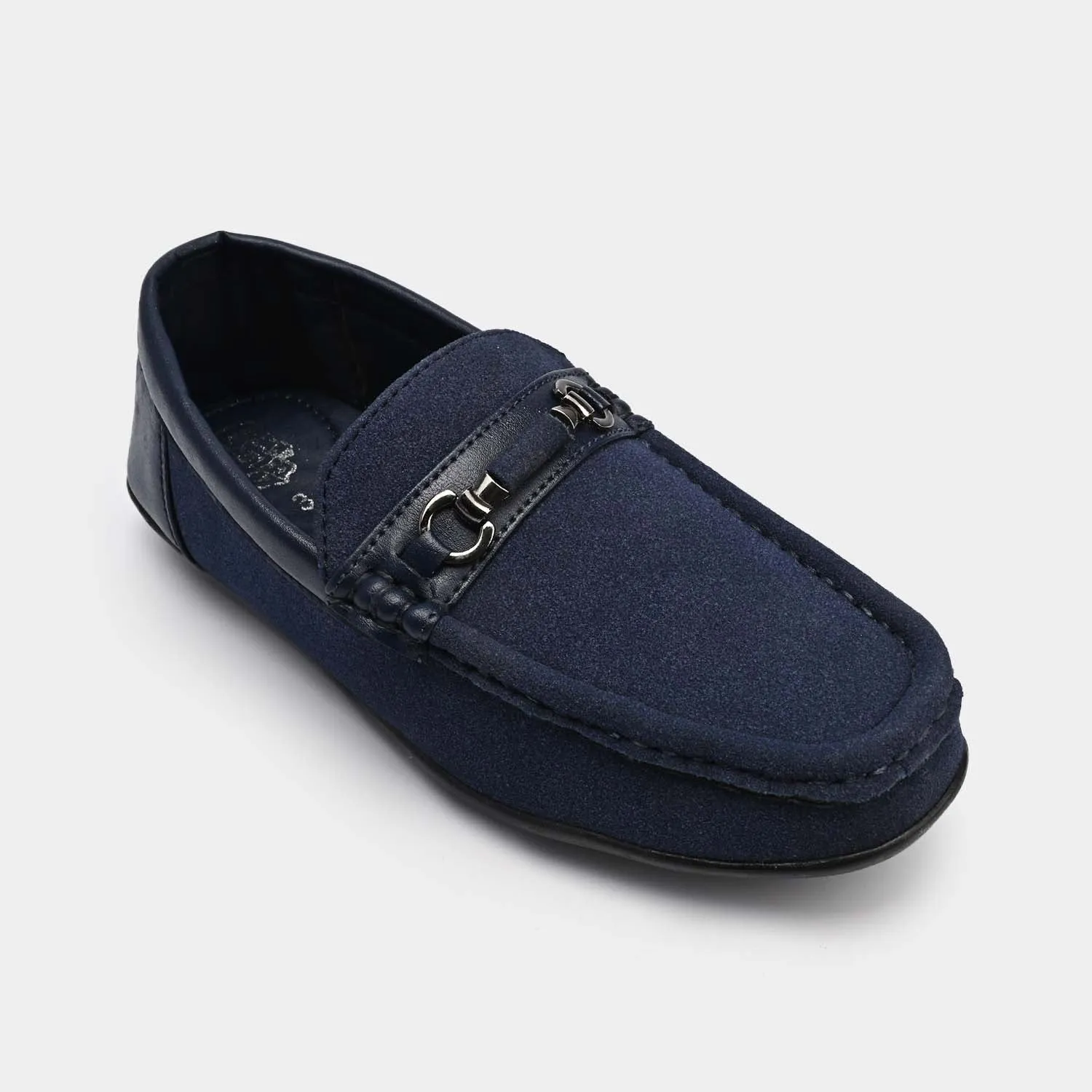 Boys Loafers 809-9-NAVY Loafers Formal