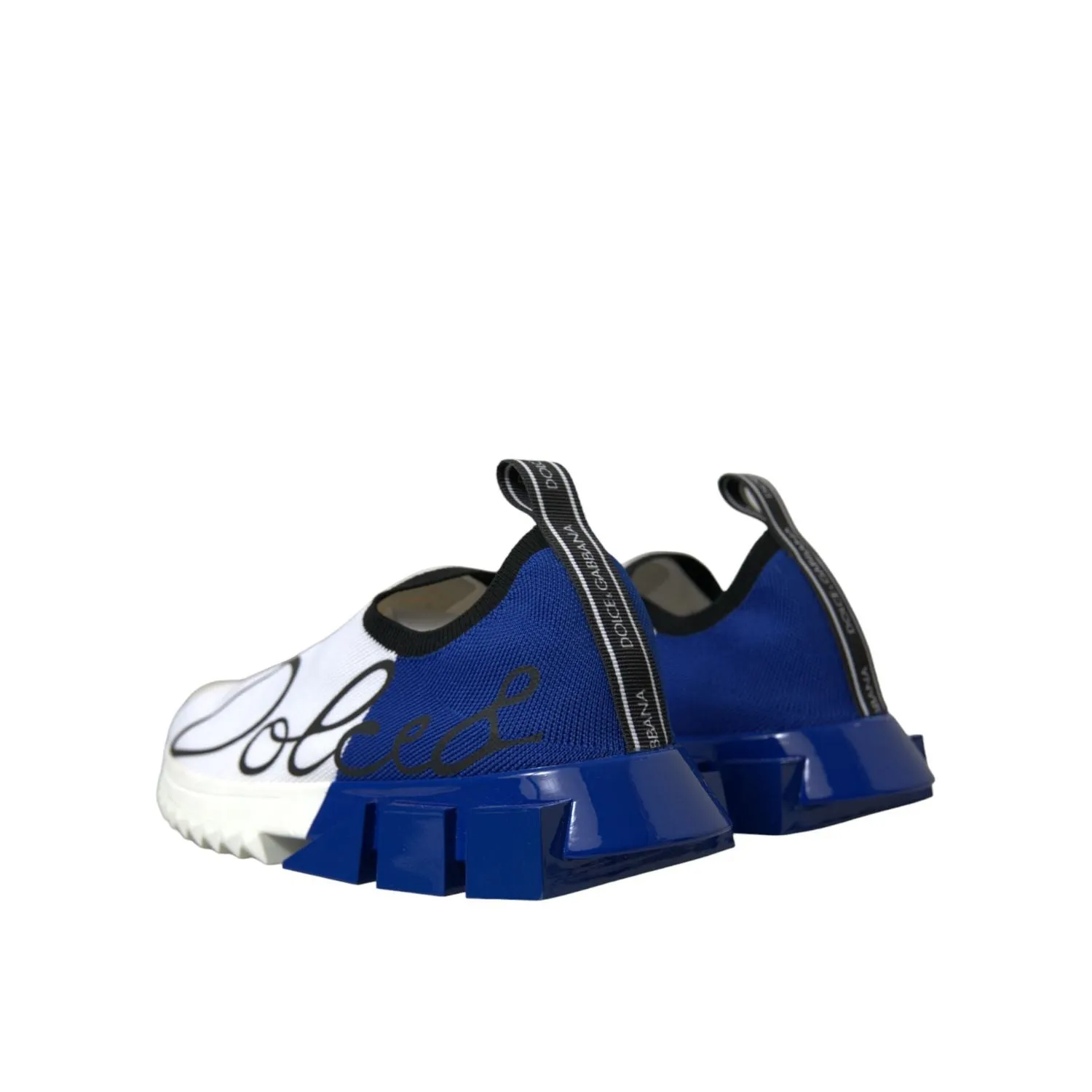 Naruto Sneakers Dolce & Gabbana White Blue Sorrento Low Top Men Casual Sneakers Shoes