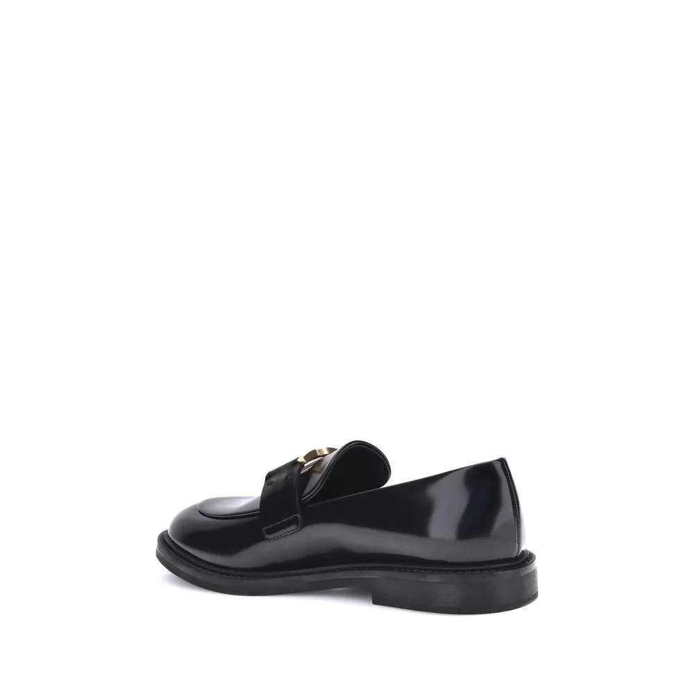 Willa Loafers Chlo Black Calf Leather Bos Taurus Slip-On Loafers